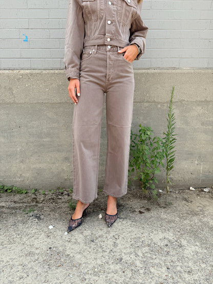 REN HIGH RISE WIDE LEG-CERAMIC