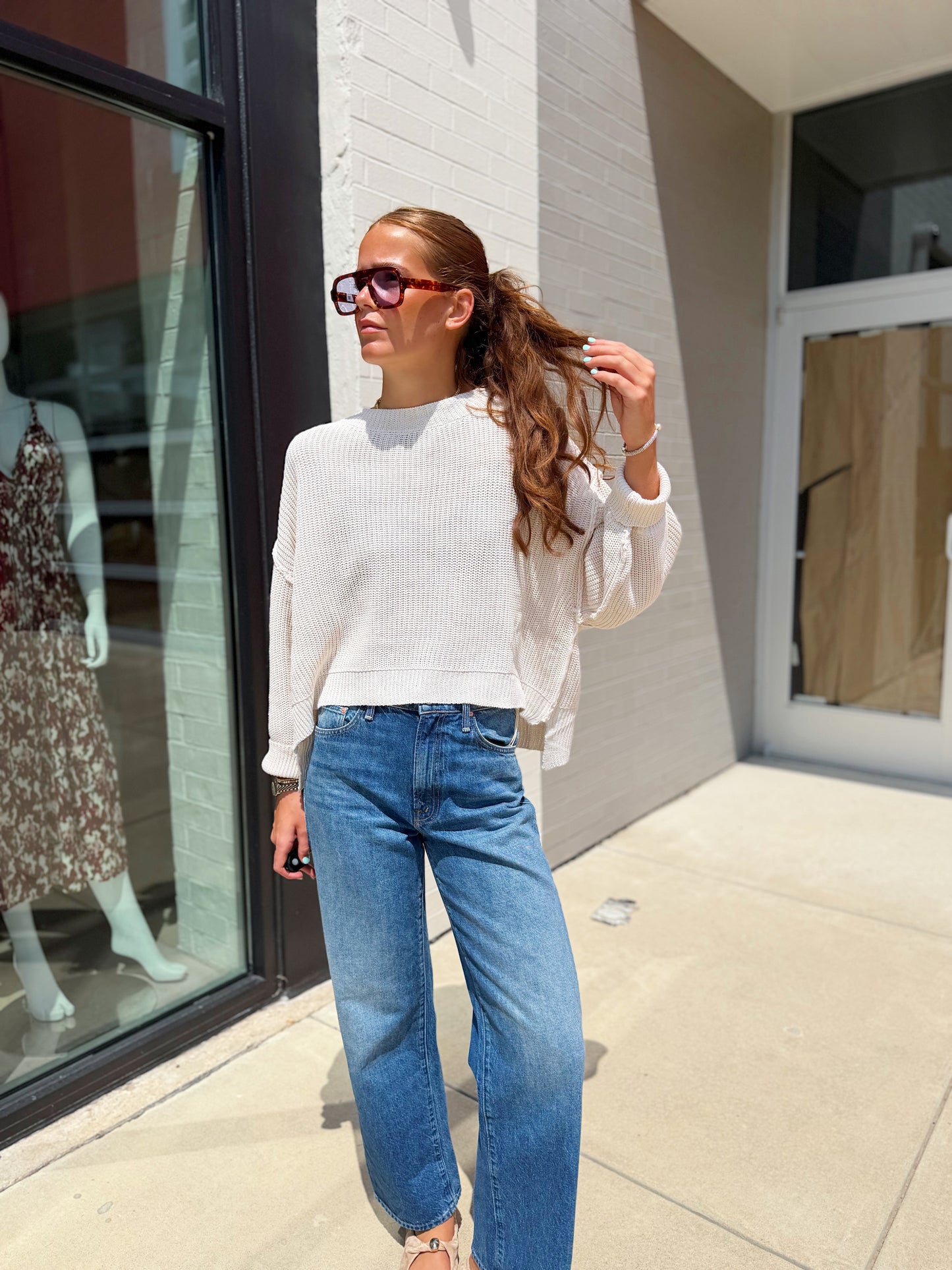 MOCK NECK SWEATER