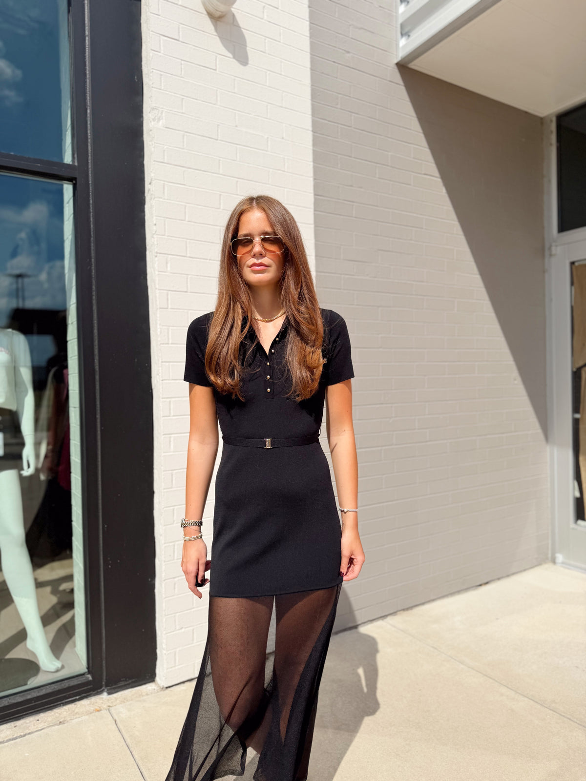KAHITE KNIT MIDI DRESS