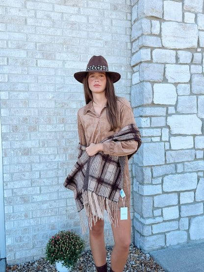FROSTLINE PLAID SCARF