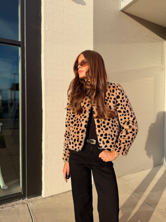 CHALET FAUX FUR JACKET