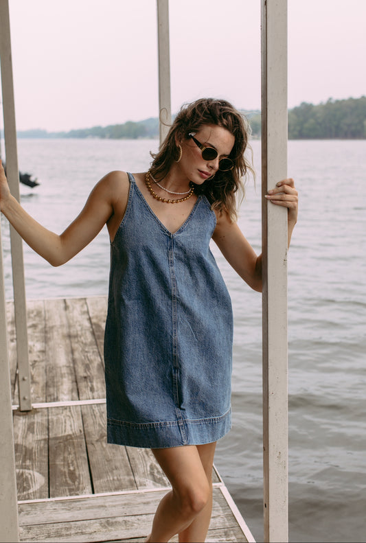 TAVI DENIM DRESS