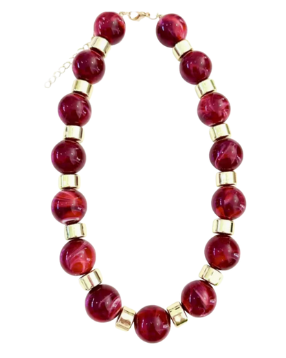 JESSICA CHUNKY BEADED NECKLACE