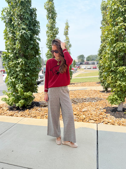 ARKANSAS RAZORBACK SWEATER