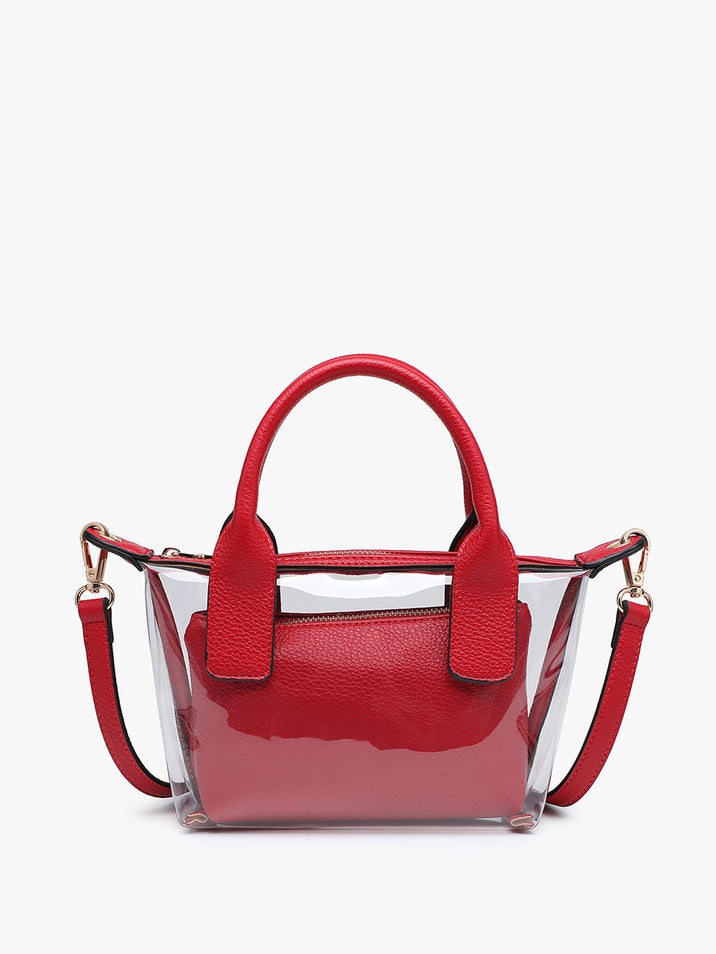 AMORA CROSSBODY WITH LEATHER TRIM