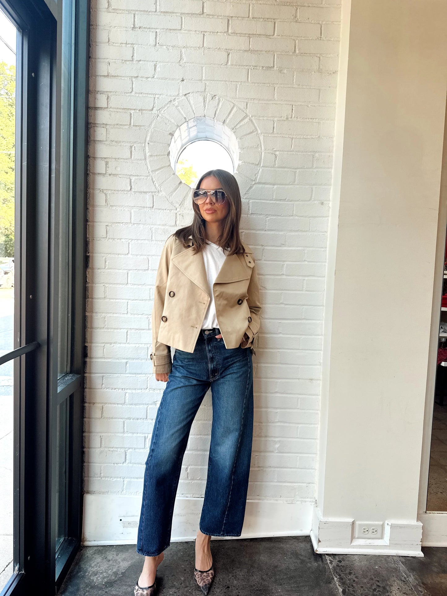 CROPPED TRENCH W/ BELT