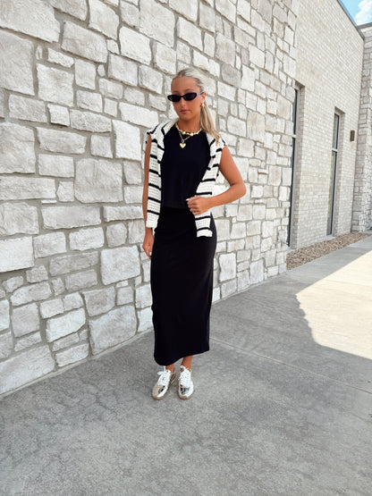 GAIL MIDI SKIRT