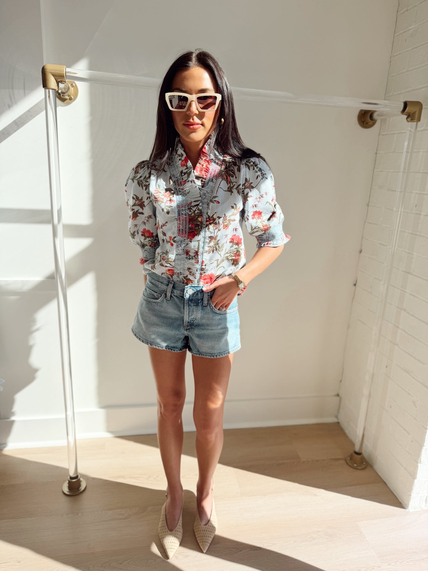 ZURI TOP IN FLORAL