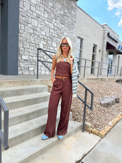 MAGNOLIA LINEN PANT