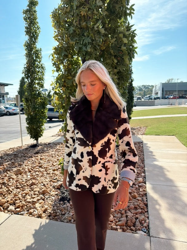 VISON FUR COLLAR