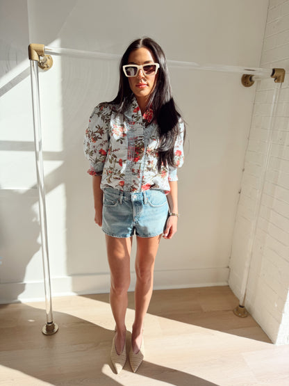 ZURI TOP IN FLORAL