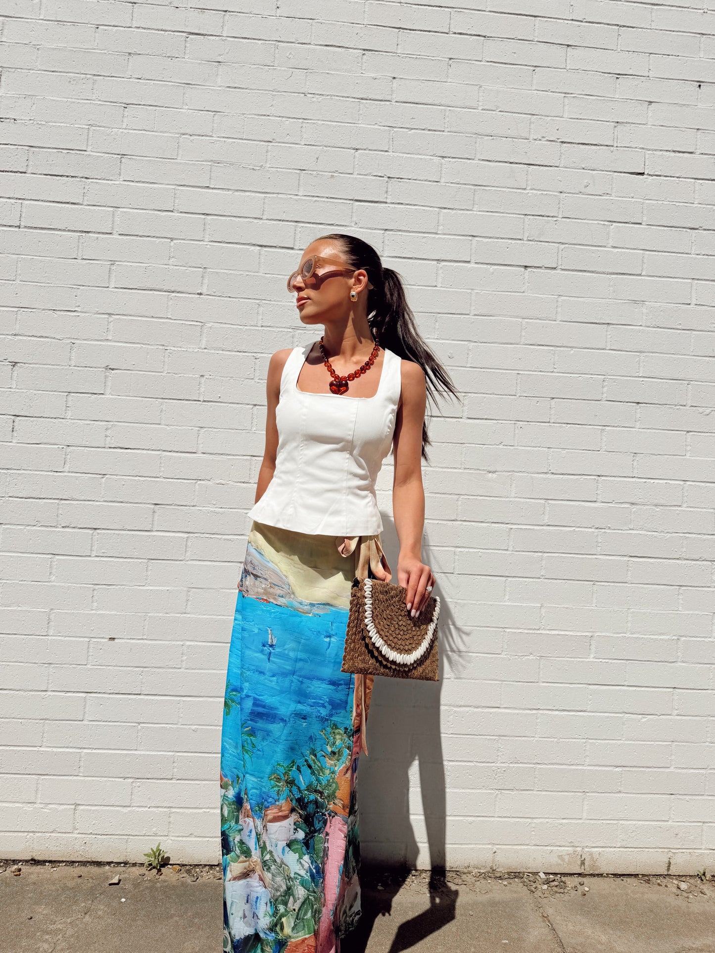 TROPICAL BREEZE MAXI SKIRT