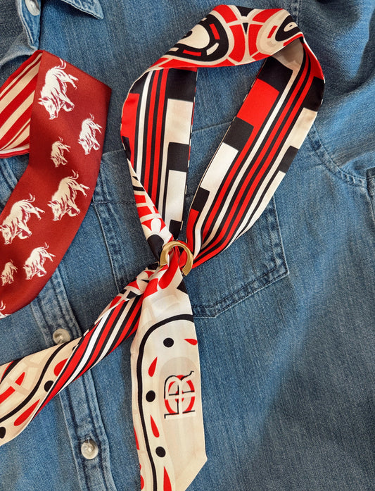 RED PAISLEY TWILLY SET