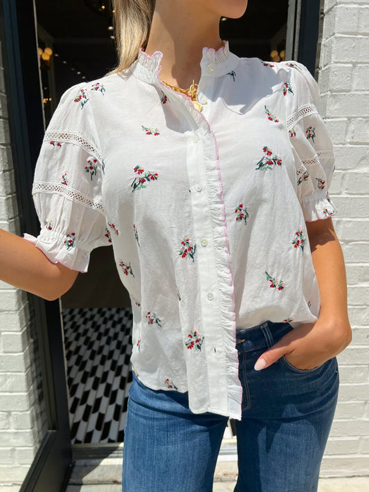 ALTHEA EMBROIDERY TOP