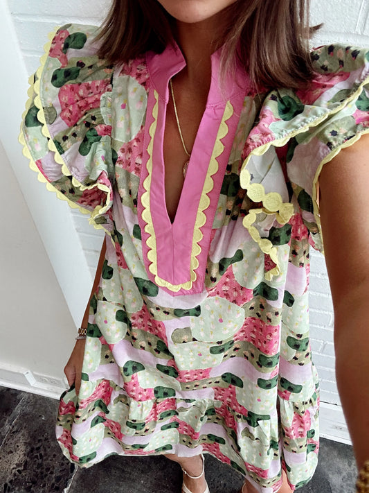 CALLI CACTI DRESS