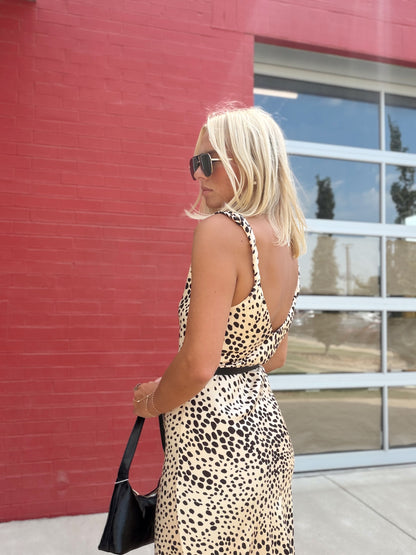SICILY V SLIP DRESS