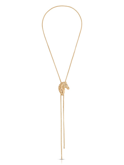 STALLION LARIAT NECKLACE