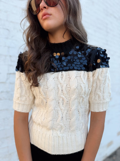 SEQUIN SWEATER