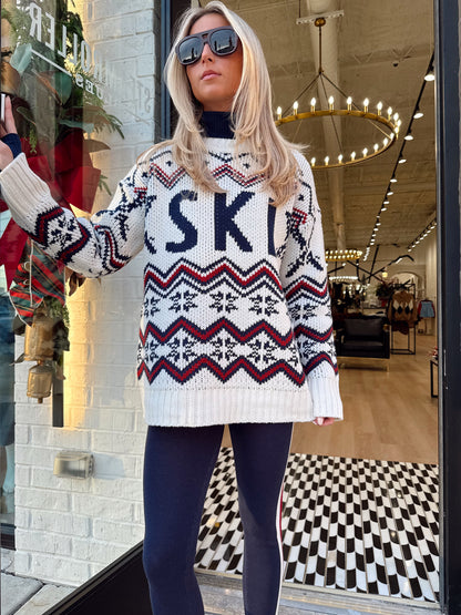 SKI IN SWEATER