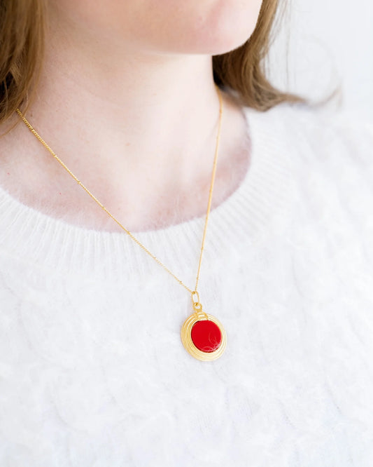 ROMA NECKLACE-RED