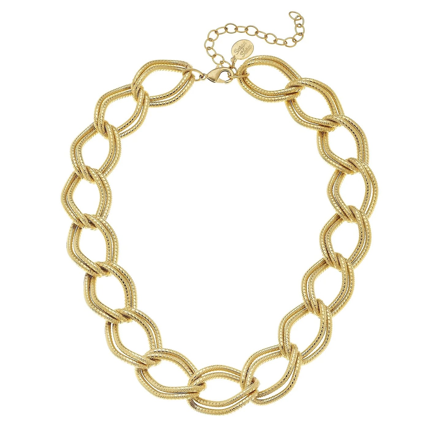 DOUBLE LOOP CHAIN NECKLACE