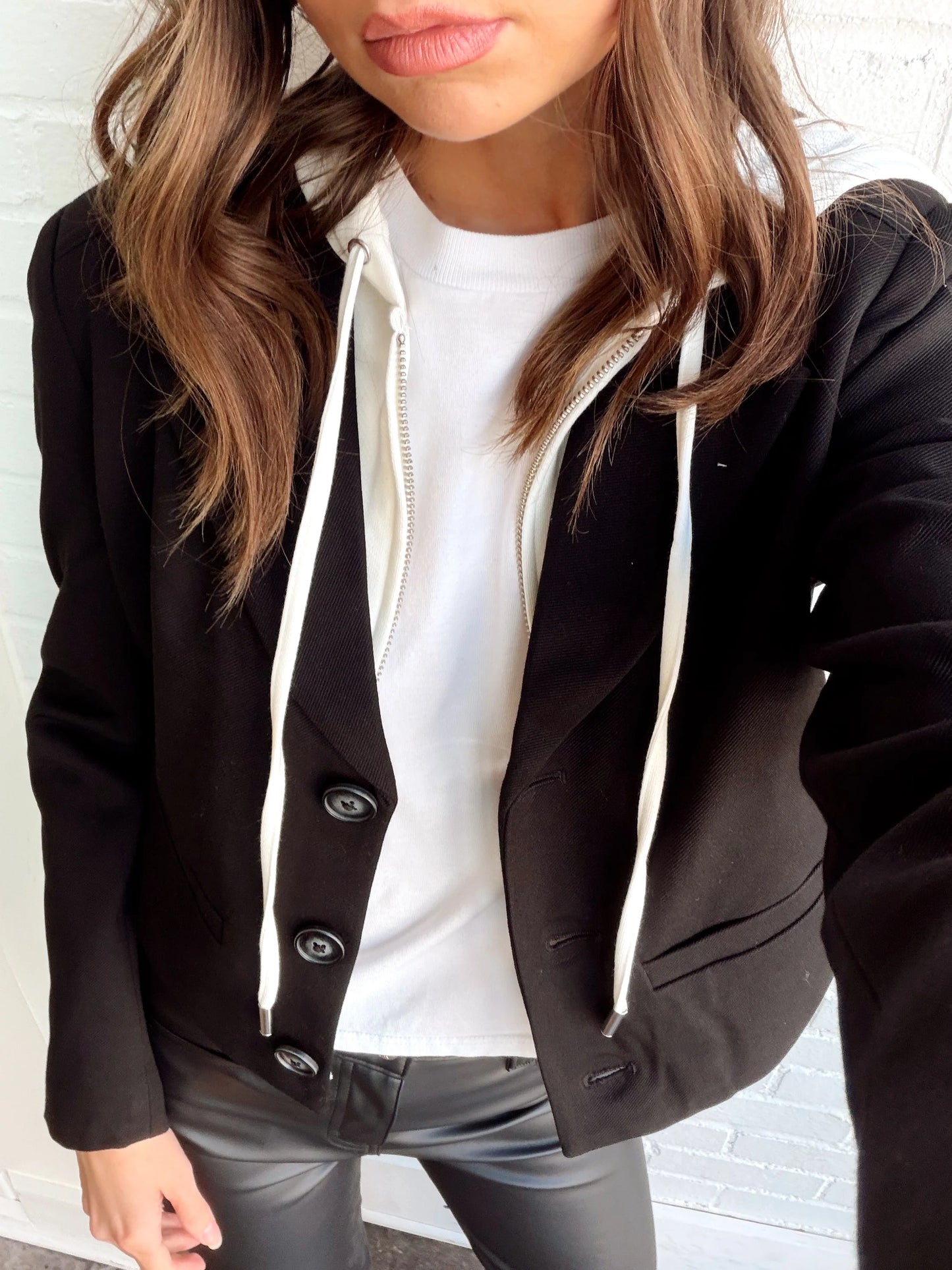 CROPPED FITTED DICKEY JACKET