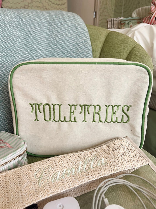 TOILETRIES XL BAG CANVAS