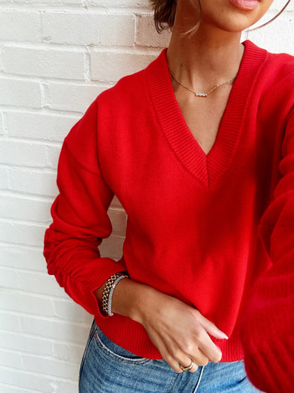 LATIGO V NECK SWEATER