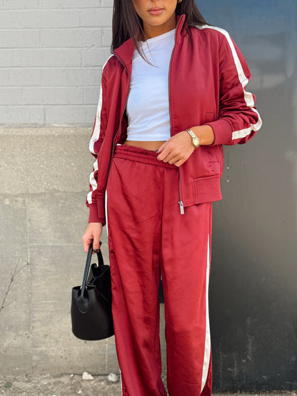 SATIN TRACK PANT