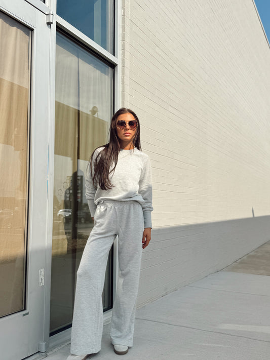 WIDE LEG SWEATPANT
