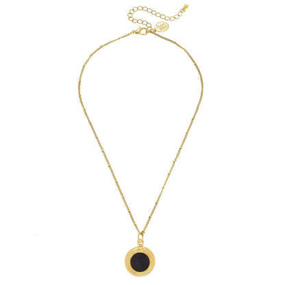 ROMA NECKLACE-BLACK ONYX