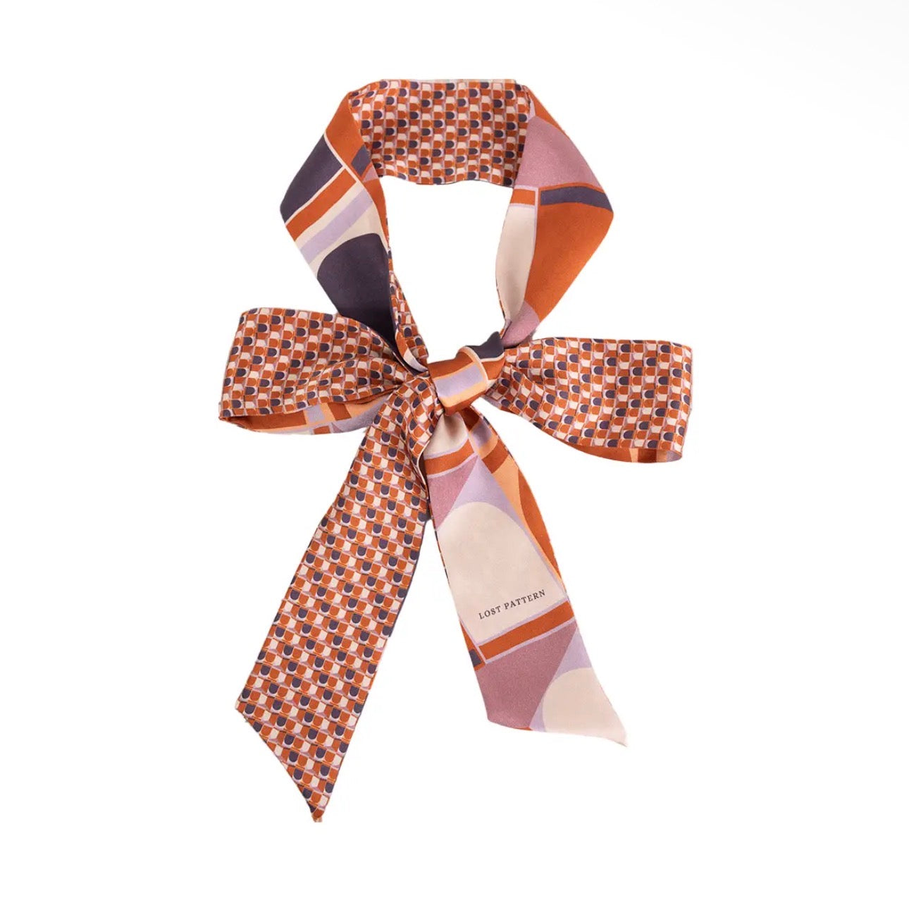 MODULAR SILK SKINNY SCARF