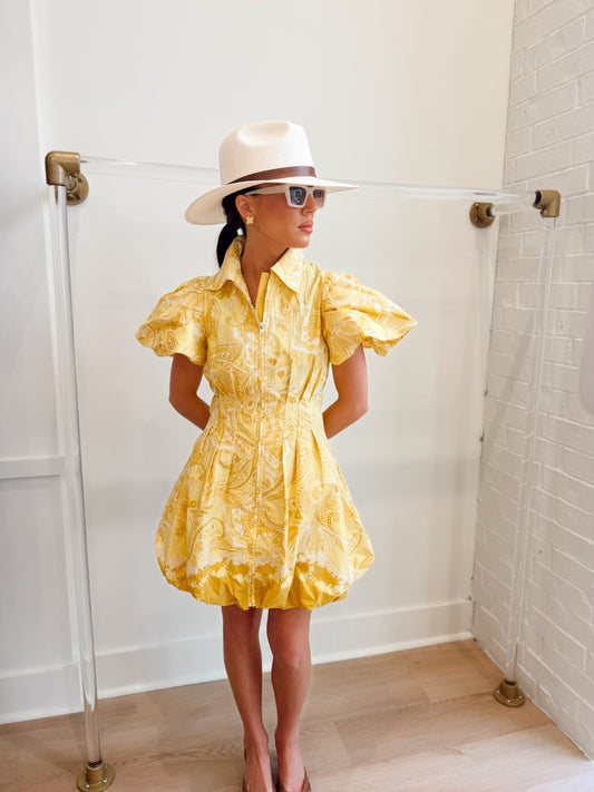 MILEY PUFF SLEEVE MINI DRESS