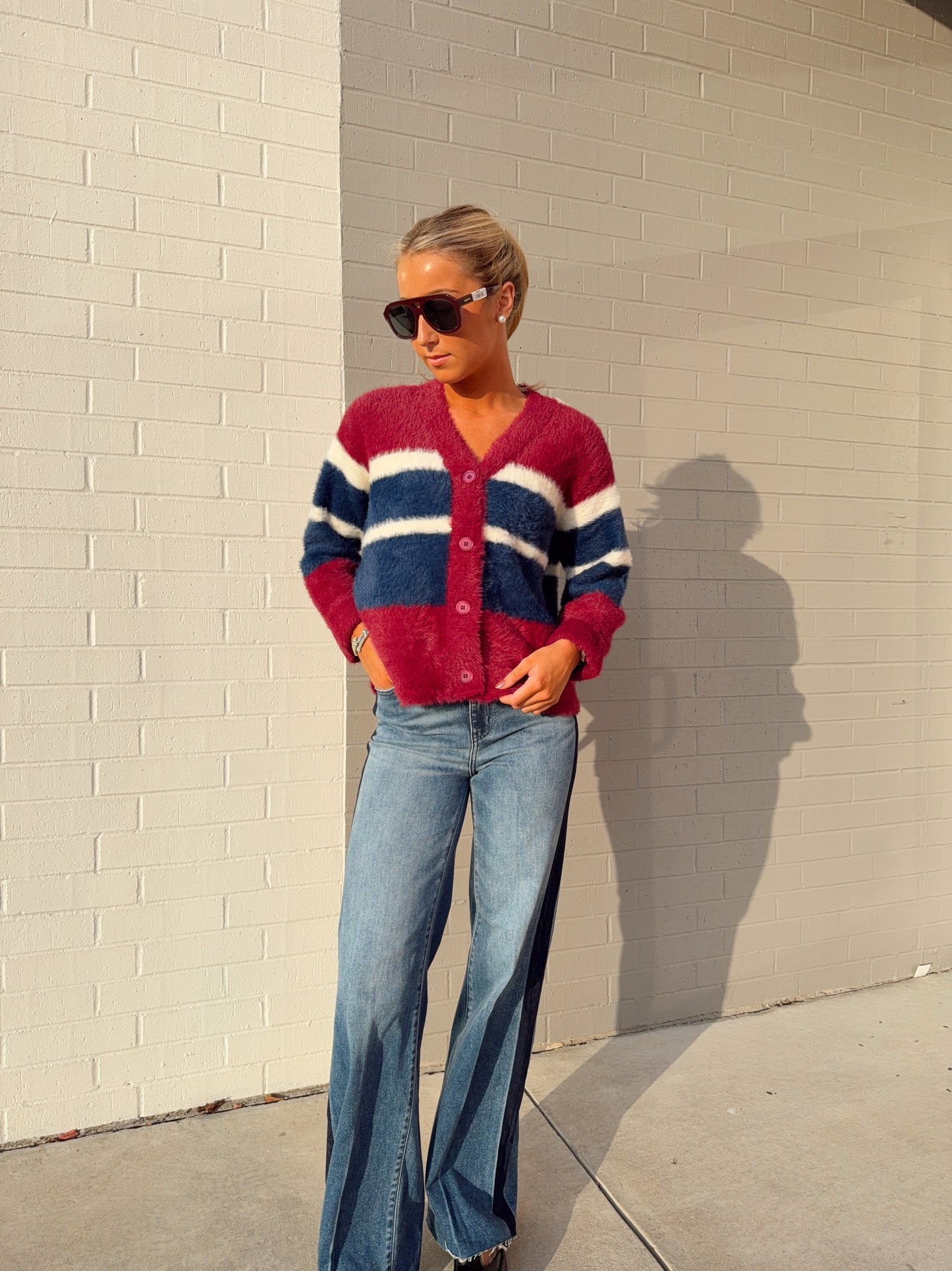 BLEEKER FUZZY CARDIGAN