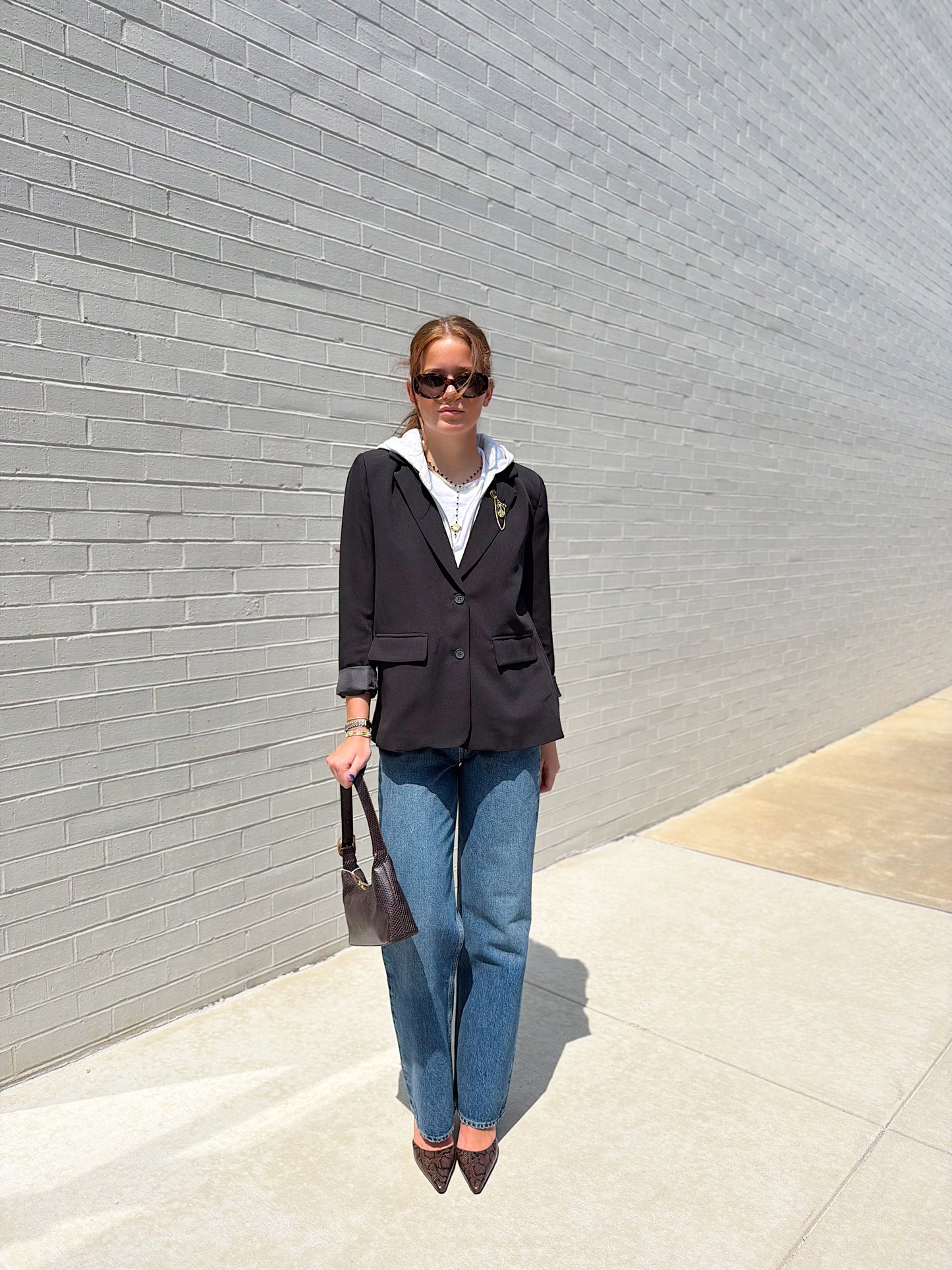 TAILORED BLAZER WITH HOODIE