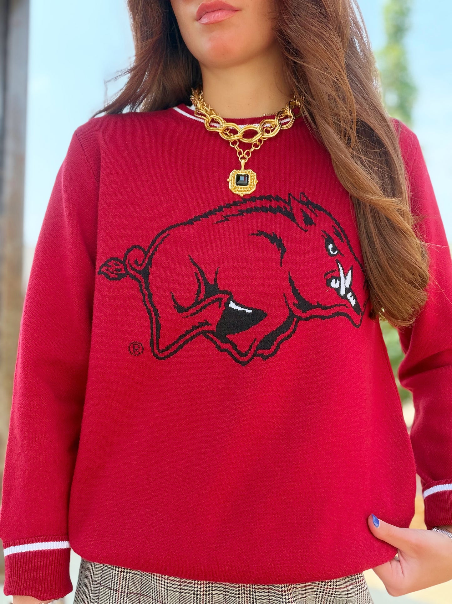 ARKANSAS RAZORBACK SWEATER
