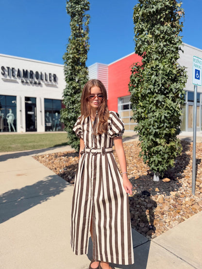STRIPED MAXI