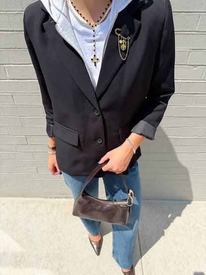 TAILORED BLAZER WITH HOODIE