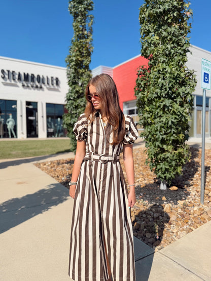 STRIPED MAXI