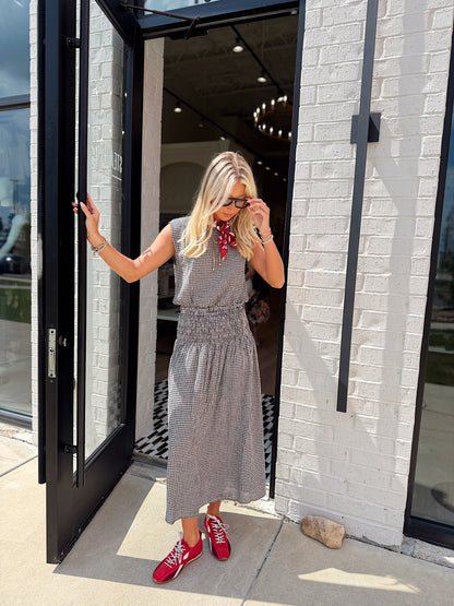 MERIT GINGHAM TOP