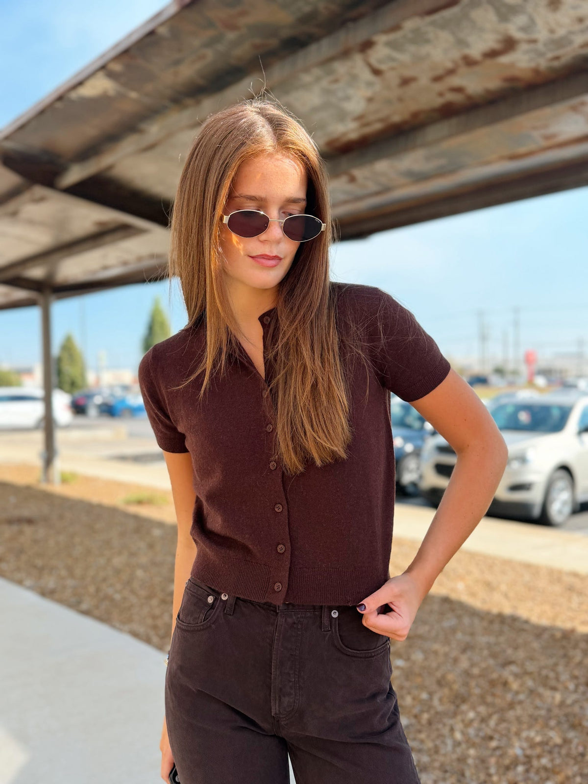 MADDIE SHORT SLEEVE CARDIGAN