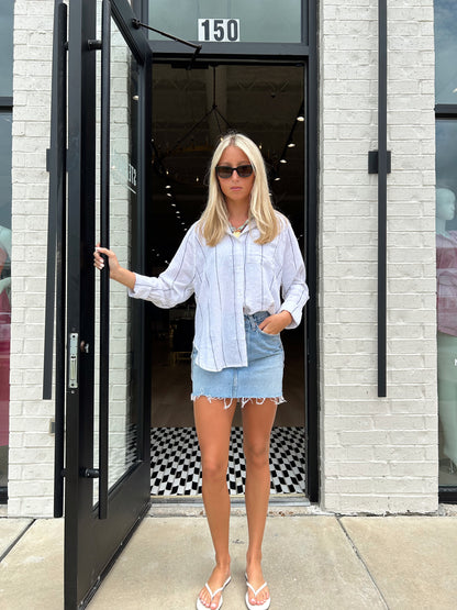 THE PERFECT LINEN TOP