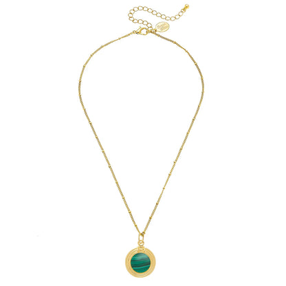 ROMA NECKLACE-MALACHITE