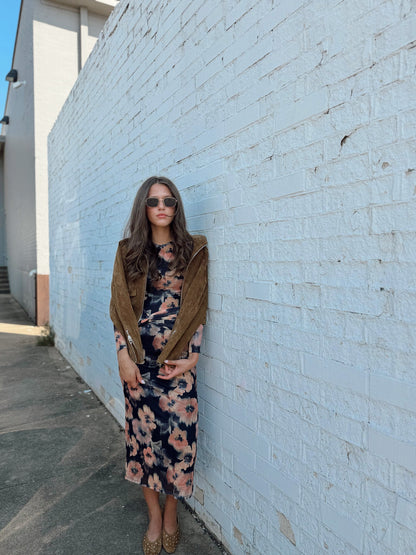 GARDEN GRIT MAXI DRESS
