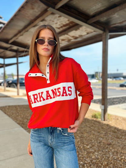 ARKANSAS VARSITY PULLOVER