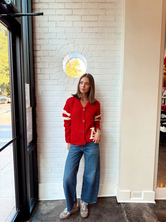 VARSITY "A" CARDIGAN