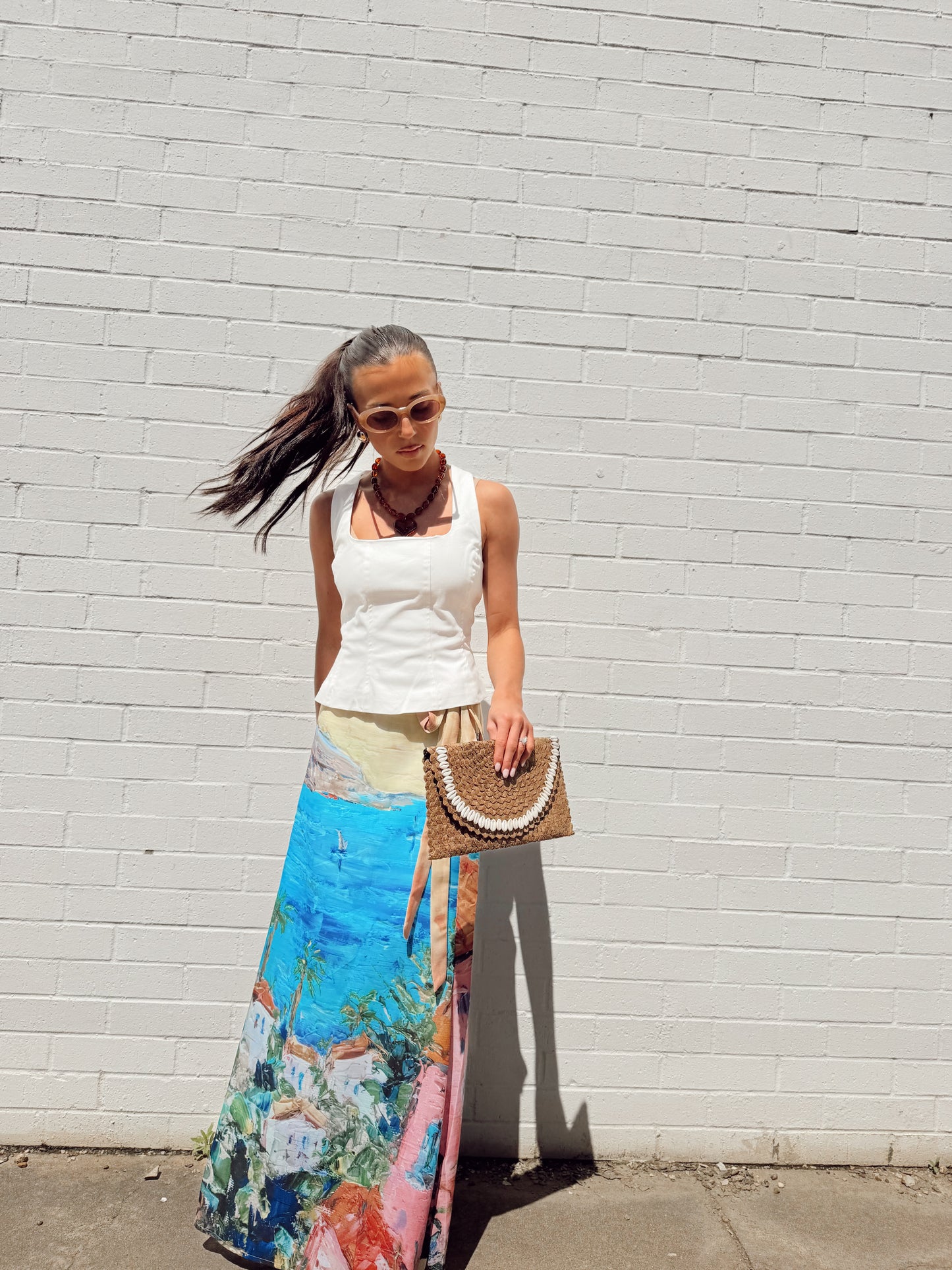 TROPICAL BREEZE MAXI SKIRT