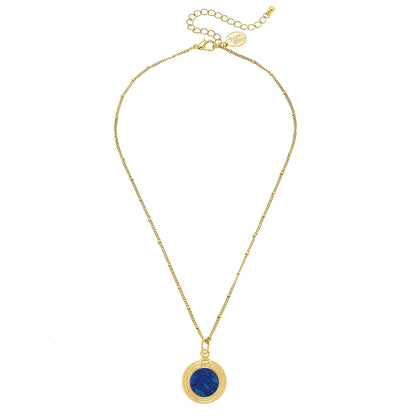 ROMA NECKLACE-BLUE LAPIS