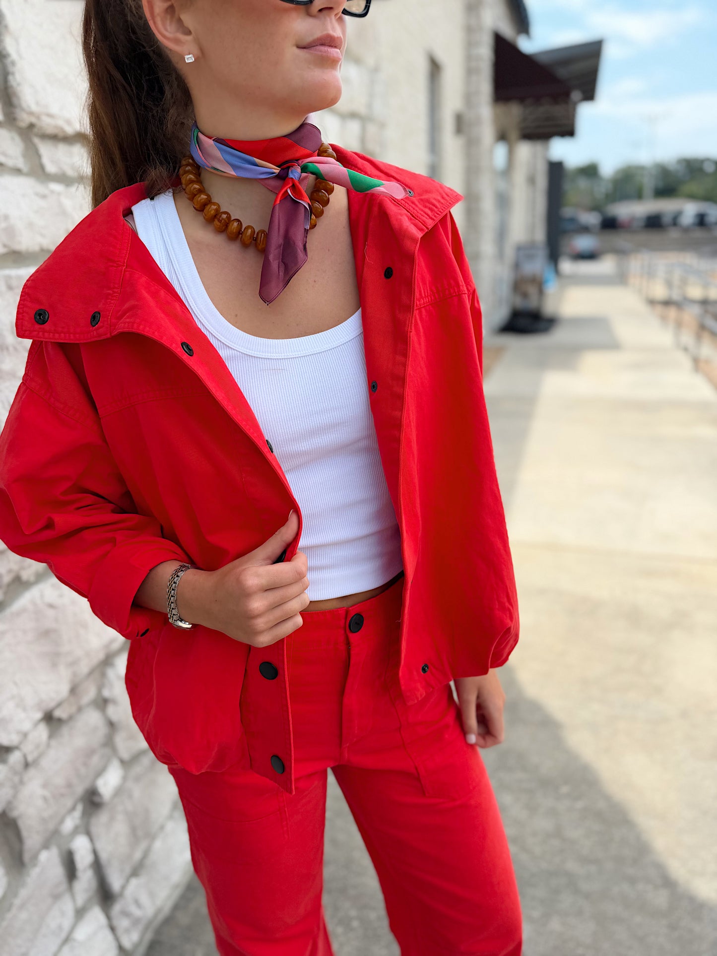 LIBERTY FUNNEL NECK JACKET
