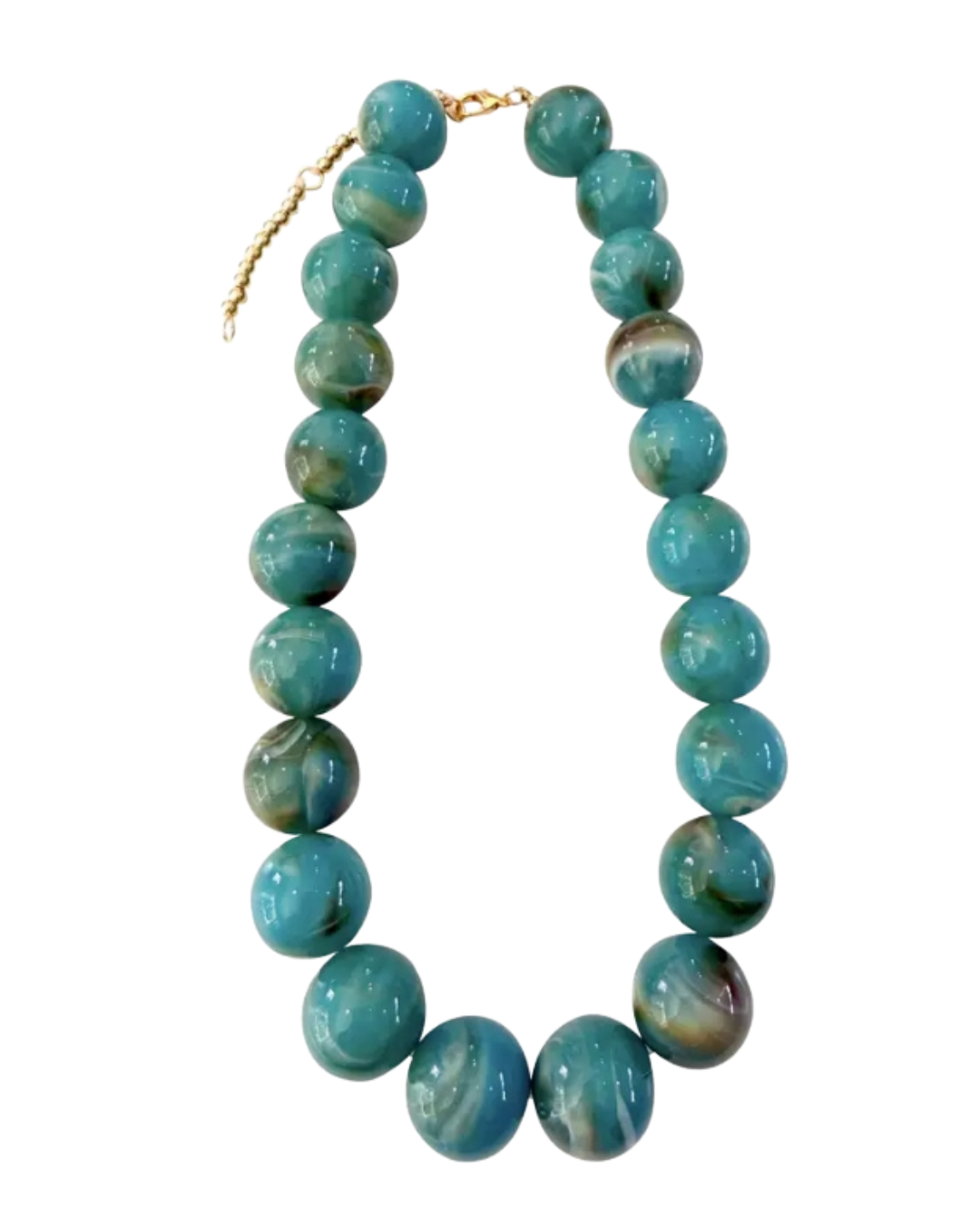 CARTER CHUNKY BEADED NECKLACE - 2